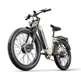 shengmilo Electric Mountain Bike S700 Dual Motor 2000WTop Speed 15 mph, 60 km range, 840 watt-hours, 26’ - grey