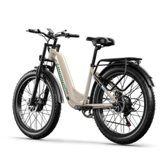 shengmilo Electric Mountain Bike S700 Dual Motor 2000WTop Speed 15 mph, 60 km range, 840 watt-hours, 26’ - grey