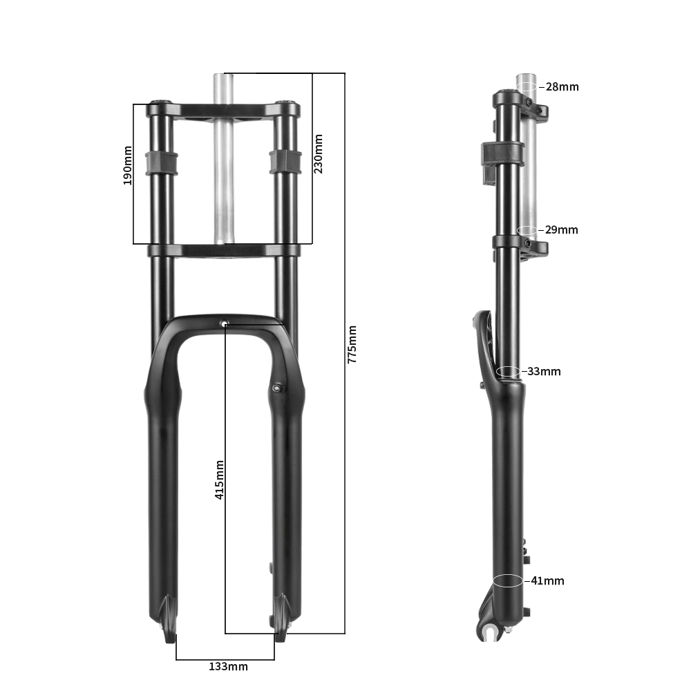 shengmiloS600 e-bike front fork