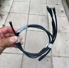 Four power cables