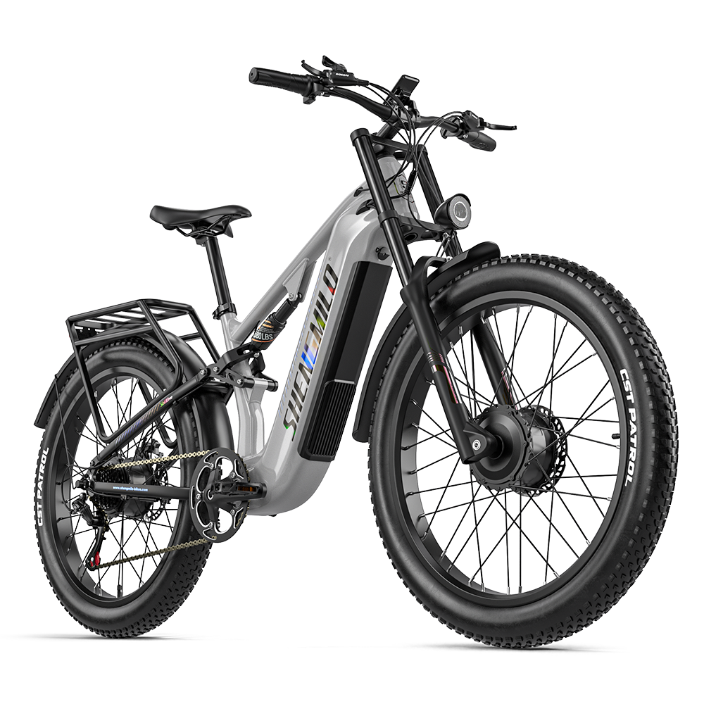 shengmilo S600pro  Dual Motor 2000W 48V25AH Electric Mountain Bike ,70 km range