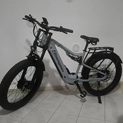 Second-hand  Not new shengmilo S600 Dual Motor 2000W 48V17.5AH Electric Mountain Bike , 60 km range, 840 watt-hours