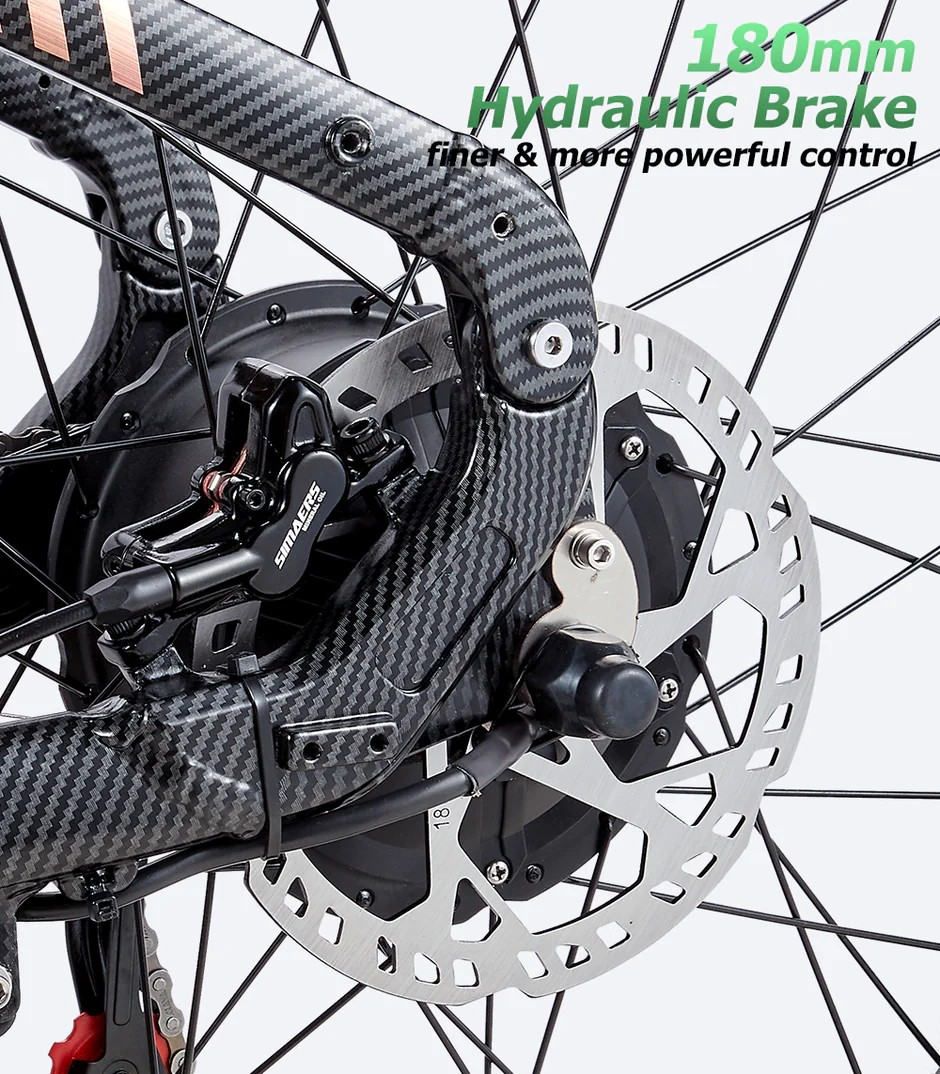 BURCHDA HC26 2500W Dual Motor Fat Tire EBike, 48V30AH Long Range,26Inch MTB Electric Bicycle for Adults,Off-Road,City Commuting