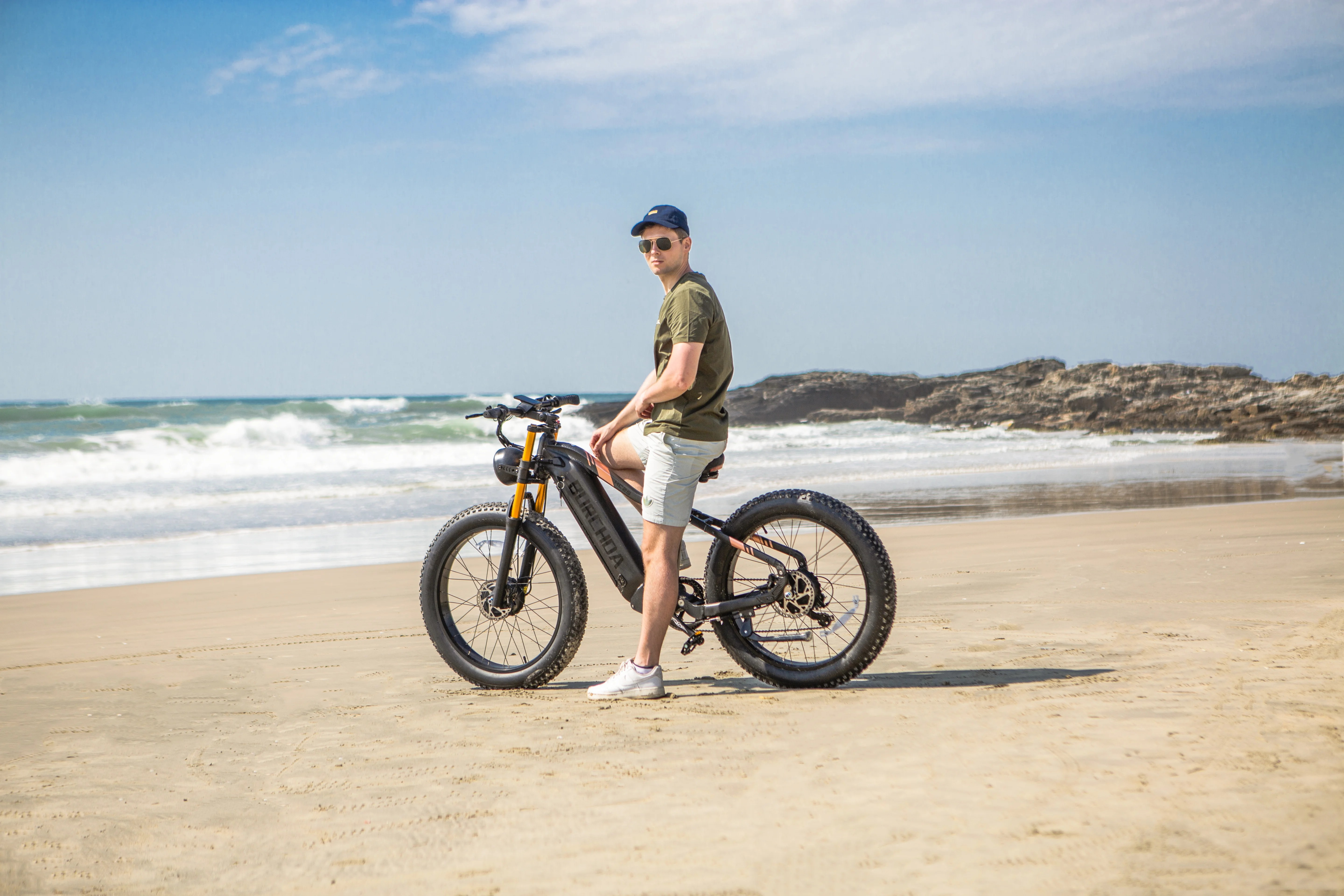 BURCHDA HC26 2500W Dual Motor Fat Tire EBike, 48V30AH Long Range,26Inch MTB Electric Bicycle for Adults,Off-Road,City Commuting